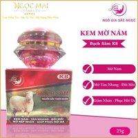 BẠCH SÂM K8 - Kem trị nám, Tàn nhang, Đồi mồi, Giảm nhăn, Dưỡng trắng, Phục hồi da (25g)