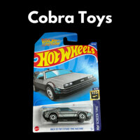 Back to The Future Time Machine - Cobra Toys - Hot Wheels - Xe mô hình tỉ lệ 1:64