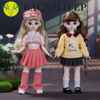 Back2lifep 1 / 6 Búp bê Bjd, Dress Up 3D Eyes 30cm Anime Bjd Doll, Dressing Doll với quần áo Khớp hình cầu Búp bê bản lề dễ thương Quà tặng sinh nhật