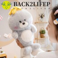 Back2lifep Búp bê nhồi bông động vật thế giới biển, Ba lô chim cánh cụt lông tơ Đồ chơi sang trọng sư tử biển, Bộ sưu tập bông PP sáng tạo Ins Con dấu sao biển Động vật nhồi bông Trẻ em gái