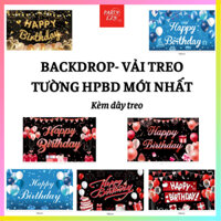 BACKDROP HAPPY BIRTHDAY - VẢI TREO TƯỜNG CHÚC MỪNG SINH NHẬT NHIỀU MẪU
