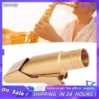 Bacony Alto Saxophone Mouthpiece kim loại bằng đồng thau thay thế bằng Cap cho các chuyên gia mới bắt đầu