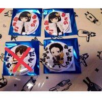 Badge (huy hiệu) Bungou Stray Dogs official Yosano và Akutagawa ver mẫu giáo