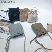 {Bag} Túi xô dây rút Mini Túi đeo vai thời trang và đơn giản.
