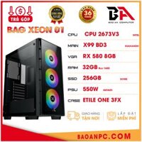 BAG XEON 01| Xeon E5 2673V3 | RAM 32G | 256GB NVME | RX 580 8GB