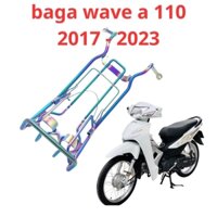 Baga 10li màu titan xe Wave A 110 đời 2017 đến 2024 inox 10li mạ titan