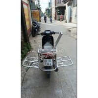 Baga chở hàng 2 cánh,giá xe máy đèo hàng đa năng mở được cốp ống thép phi 21 ,dày 1ly2.Trọng tải nên tới 200kg