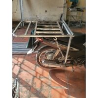 Baga chở hàng 70x50cm thép hộp mạ kẽm chịu tải 150 kg có thanh chống trôi hàng