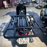 Baga giá mặt ,giá đèo hàng xe máy phun sơn tĩnh điện đa năng mở được cốp phù hợp với hầu hết các loại xe[Video+Ảnh thật]