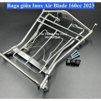 Baga giữa Air Blade 160cc 2023 Inox 10li kèm ốc và cao su TanthanhPT