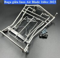 Baga giữa dành cho Air Blade 160cc 2023 Inox 10li kèm ốc và cao su