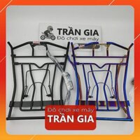 Baga giữa xe AB airblade 2016-2017-2018-2019 gác baga trước treo đồ air blade 10 ly màu titan đen tĩnh điện inox