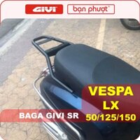 Baga Givi Sau Xe Vespa LX 150, Vespa LX 125, Vespa LX 50 - Cảng Givi Vespa LX50, LX125, LX150 - Bạn Phượt