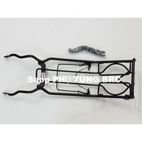 Baga INOX 10 li sơn tĩnh điện đen xe DREAM .