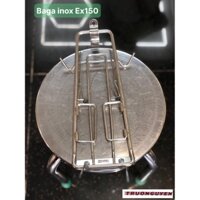 Baga INOX trắng các dòng xe Ex150, Winner X, Wave alpha nhỏ.....