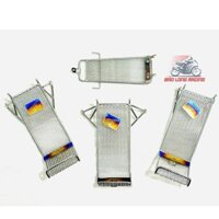 Baga lưới Xiken Inox 100% Sáng Bóng gắn xe máy Sirius Fu Led Wave A RS 100 waveA110 Wave RSX Wave Nhỏ Excite