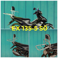 baga phượt lắp cho xe ex 135 5số (tặng  kèm  xốp bọc gác tay )khi mua bộ  có  gác tay
