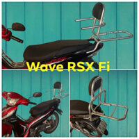 baga phượt lắp phía sau xe wave RSX Fi (tặng kèm xốp bọc gác tay )khi mua bộ  có  gác tay