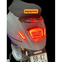 BAGA SAU HỢP KIM KÈM ĐÈN LED FOR VESPA SPRINT PRIMAVERA LX LXV LT S GT GTS GTV