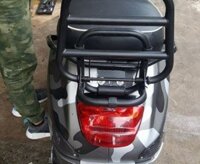 Baga sau Vespa Lx - Vespa S sơn tĩnh điện màu đen