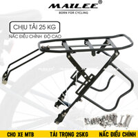 Baga sau xe đạp MTB đa năng BG-102, điều chỉnh được giá đỡ hàng phía sau hành lý cho xe đạp MTB 20-29 inch, chất liệu thép, tải trọng 50kg - Mai Lee