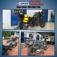 Baga Tựa Lưng Điều Chỉnh Cho Honda Rebel 300/500/1100 - Phù Hợp Lắp Thùng Sau, túi, bình xăng