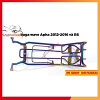BAGA WAVEL ALPHA 2012-2016 VÀ WAVE RS INOX MÀU TITAN LOẠI 10 LY CHẮC CHẮN (Ảnh tự chụp)