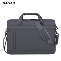 BAGAIL Túi đựng Laptop , Túi đựng cặp 15 Inch chống nước, Túi xách văn phòng công sở đeo vai bằng da nam