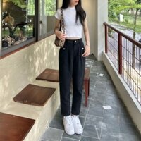 Baggy jeans, quần baggy cạp cao