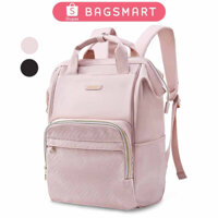 BAGSMART Balo đựng máy tính xách tay 15,6 inch dành cho nữ Balo du lịch Balo đi học đại học Unisex Casual Daypack