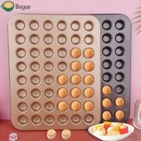 Baguo 48 Khuôn nướng bánh Mini Dụng cụ nướng đa năng bằng thép Carbon