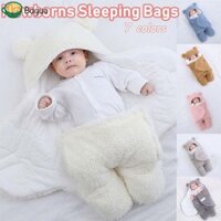 Baguo Baby Swaddle Winter Soft Cotton Flannel Đồ ngủ cho trẻ sơ sinh