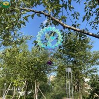 Baguo Chim Ruồi Chuông Gió Xoay Ổ Móc Treo Trang Trí Nhà