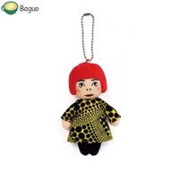 Baguo Humanoid Chấm bi Móc khóa Yếu tố điểm sóng Quà tặng sáng tạo