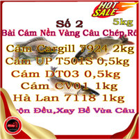 [Bài 2]Bài Cám Nền Vàng 5kg Câu Cá Chép,rô-Cám lái Thiêu CV01 DT03,Chép 7924-UP T501S-