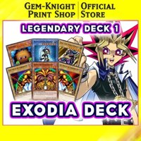 [Bài In] Bộ bài Yugioh - Legendary Deck I - Exodia Deck