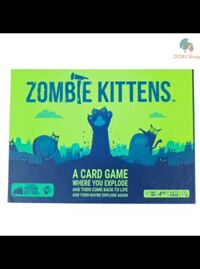 Bài mèo nổ xanh Zombie Kittens Việt hóa, hồi sinh người chết