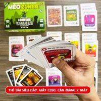 Bài Mèo Zombie Foxi-boardgame Việt Hóa Board Game hay [hộp màu xanh bơ] Bộ Bài Thẻ Bài Cards