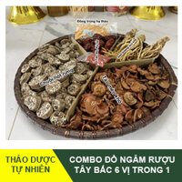 Bài ngâm rượu chuối hột, đương quy, táo mèo,…