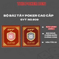 Bài poker nhựa cao cấp, bộ bài tây đẹp 52 lá GYT, bộ bài tây nhựa khổng lồ - The Poker Den