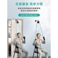 Bài tập khớp vai và cột sống cổ cho người già huấn luyện phục hồi chức năng chi trên thiết bị kéo tay cửa ròng rọc vòng