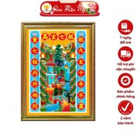 Bài Vị Cửu Huyền Thất Tổ In Tranh Trúc Chỉ CHÂN THIỆN MỸ, Trang Trí Bàn Thờ Gia Tiên BVCHTT-28