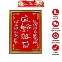 Bài Vị Cửu Huyền Thất Tổ In Tranh Trúc Chỉ CHÂN THIỆN MỸ, Trang Trí Bàn Thờ Gia Tiên BVCHTT-06