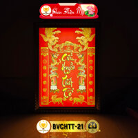 Bài Vị Cửu Huyền Thất Tổ In Tranh Trúc Chỉ CHÂN THIỆN MỸ, Trang Trí Bàn Thờ Gia Tiên BVCHTT-21