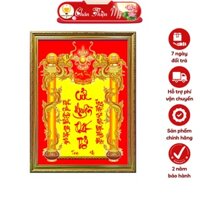 Bài Vị Cửu Huyền Thất Tổ In Tranh Trúc Chỉ CHÂN THIỆN MỸ, Trang Trí Bàn Thờ Gia Tiên BVCHTT-20