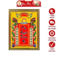 Bài Vị Cửu Huyền Thất Tổ In Tranh Trúc Chỉ CHÂN THIỆN MỸ, Trang Trí Bàn Thờ Gia Tiên BVCHTT-15