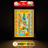 Bài Vị Cửu Huyền Thất Tổ In Tranh Trúc Chỉ CHÂN THIỆN MỸ, Trang Trí Bàn Thờ Gia Tiên BVCHTT-33