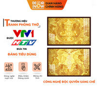 Bài Vị Ông Táo Đặc Biệt In Tranh Trúc Chỉ, Có Đèn DECORNOW Trang Trí Ban Thờ Táo Quân Ở Bếp DCN-20