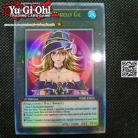 Bài Vua trò chơi Magi Magi Magician Gal có tem bạc phản quang bài hiệu ứng phản quang Yugioh TẶNG Sleeves bọc bài 1458 D