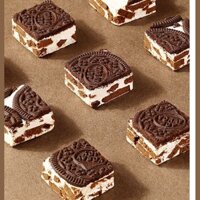 Baicowei Ca cao Bông tuyết Crisp 160g*5 Túi bánh ngọt Sữa Noble Sữa 160g*1 Túi